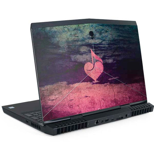 Rustic Musical Heart Dell Alienware Skin